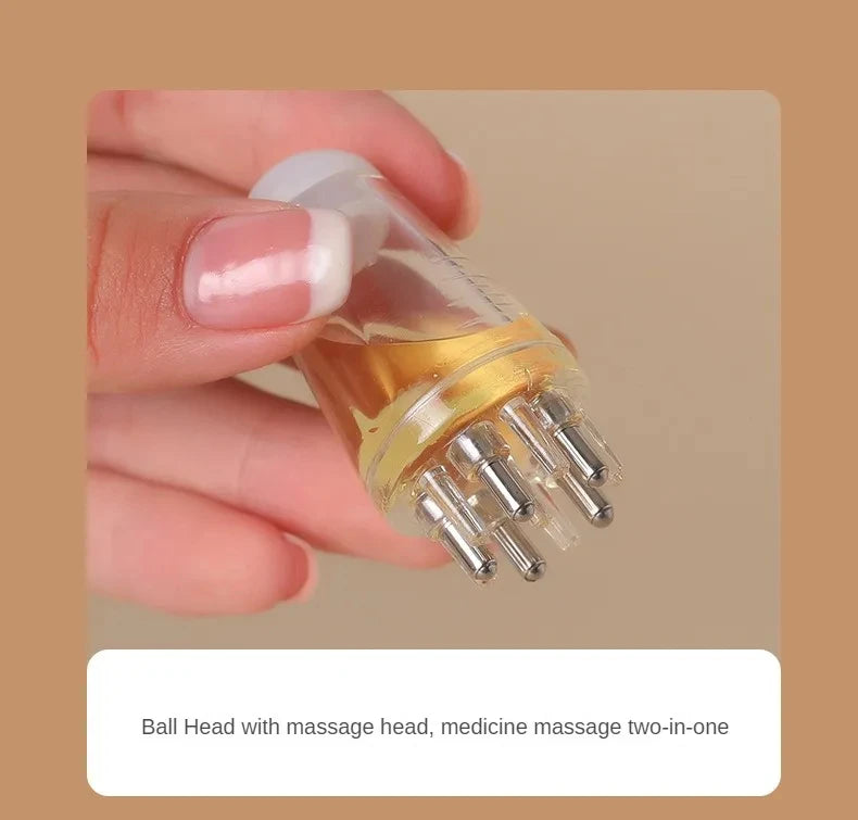 6ml Scalp Applicator - Mini Head Massager, Roll-On Brush for Hair Growth Oil, Massage Comb