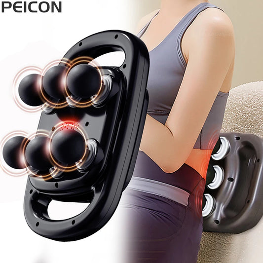 Fascia Massage Gun Muscle Massager Gun Back Waist Massage High Frequency Body Shoulder Massager Professional Muscle Massager Gun