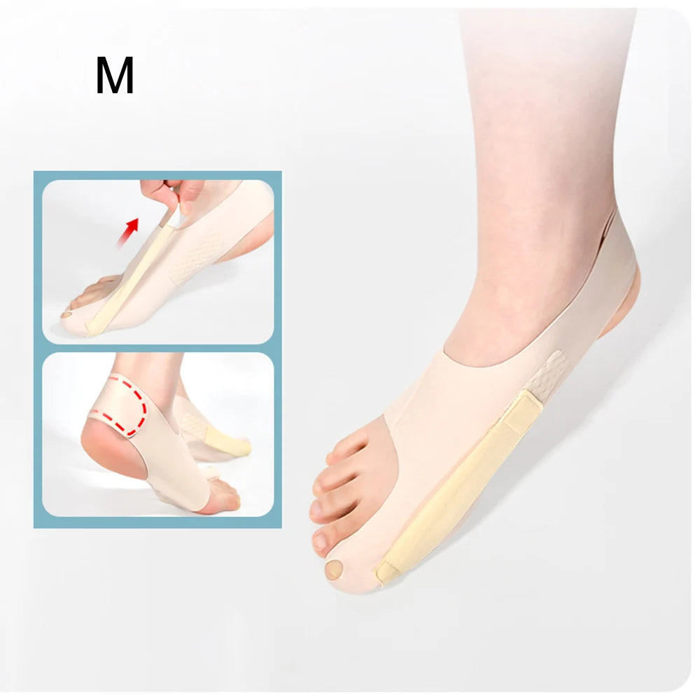 1PC Big Toe Bunion Corrector Adjustable Orthopedic Socks Toes Separator Pain Relief Hallux Valgus Feet Protector Foot Care Tools