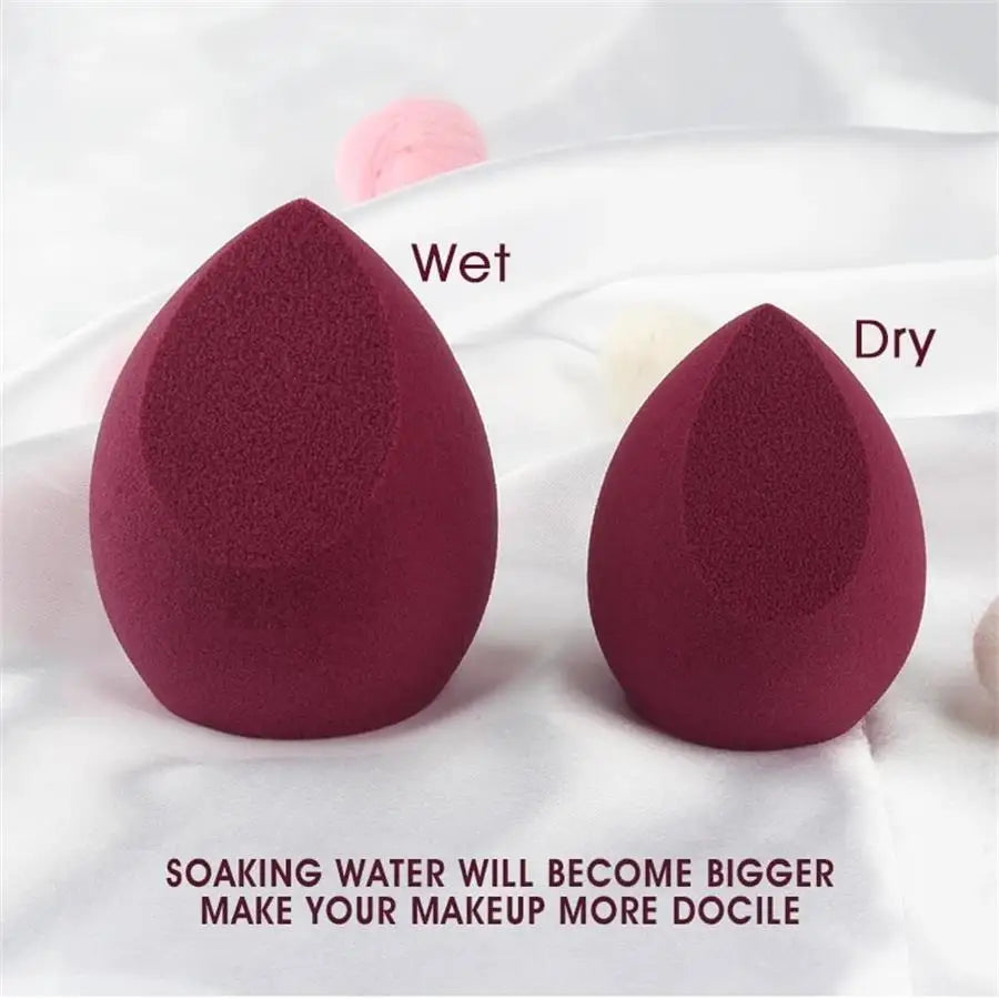 1/20pcs Makeup Puff Professional Beauty Foundation Make-up Sponge Face Wash Powder Puff Gourd Water Drop Dry Wet Dual-use Tool