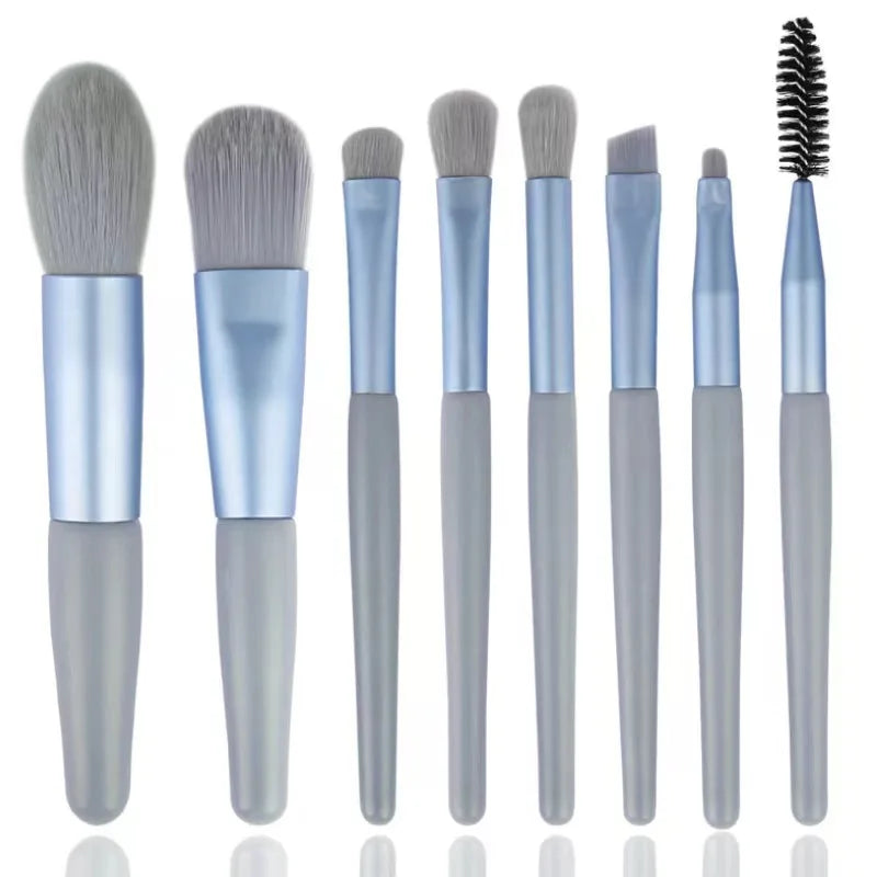 Hot selling portable 8-piece professional makeup brush set beauty tools makeup foundation blush concealer beauty tools brush eye