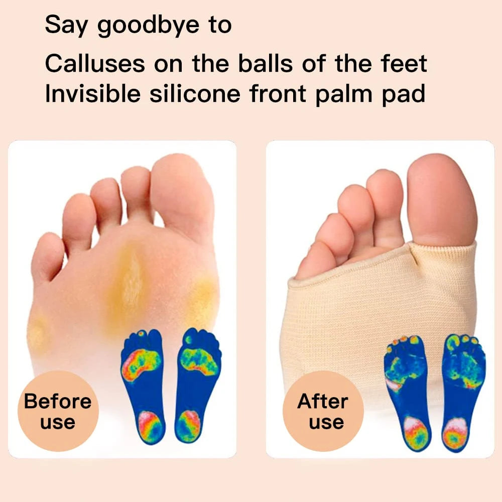 Silicone Gel Half Insoles Women men Metatarsal Pads Heels Half Honeycomb Breathable Shoe Relief Moisture Wicking Forefoot Pad