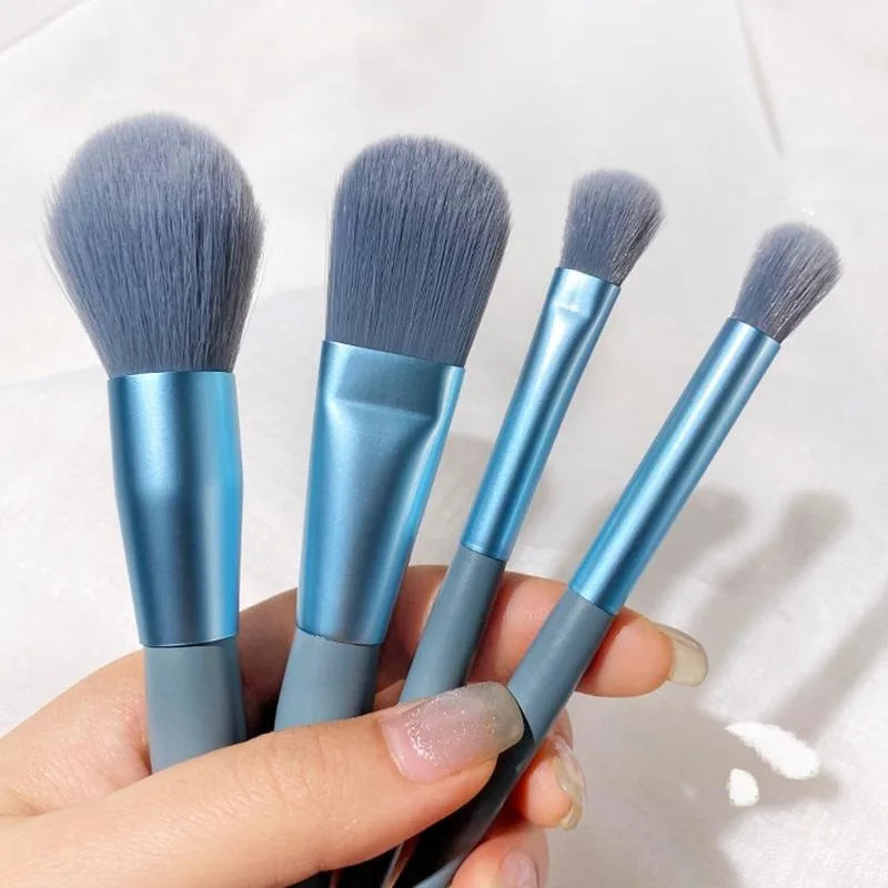 Hot selling portable 8-piece professional makeup brush set beauty tools makeup foundation blush concealer beauty tools brush eye