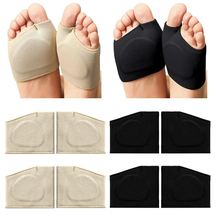 Silicone Gel Half Insoles Women men Metatarsal Pads Heels Half Honeycomb Breathable Shoe Relief Moisture Wicking Forefoot Pad