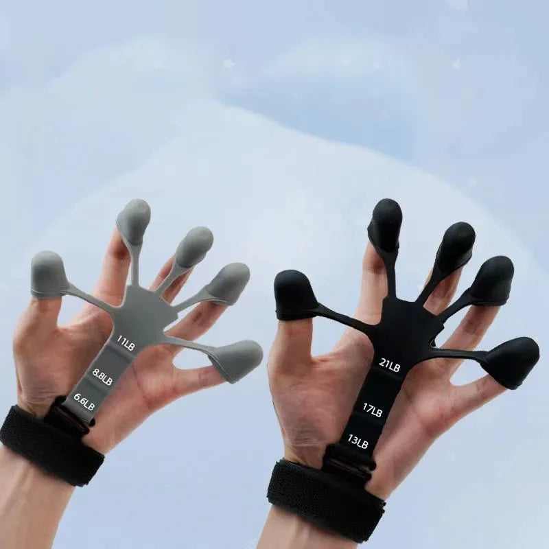 Finger Gripper Finger Exerciser Guitar Finger Exerciser 6 Resistant Levels Recovery Physical Tools Hand Strengthener For Patient