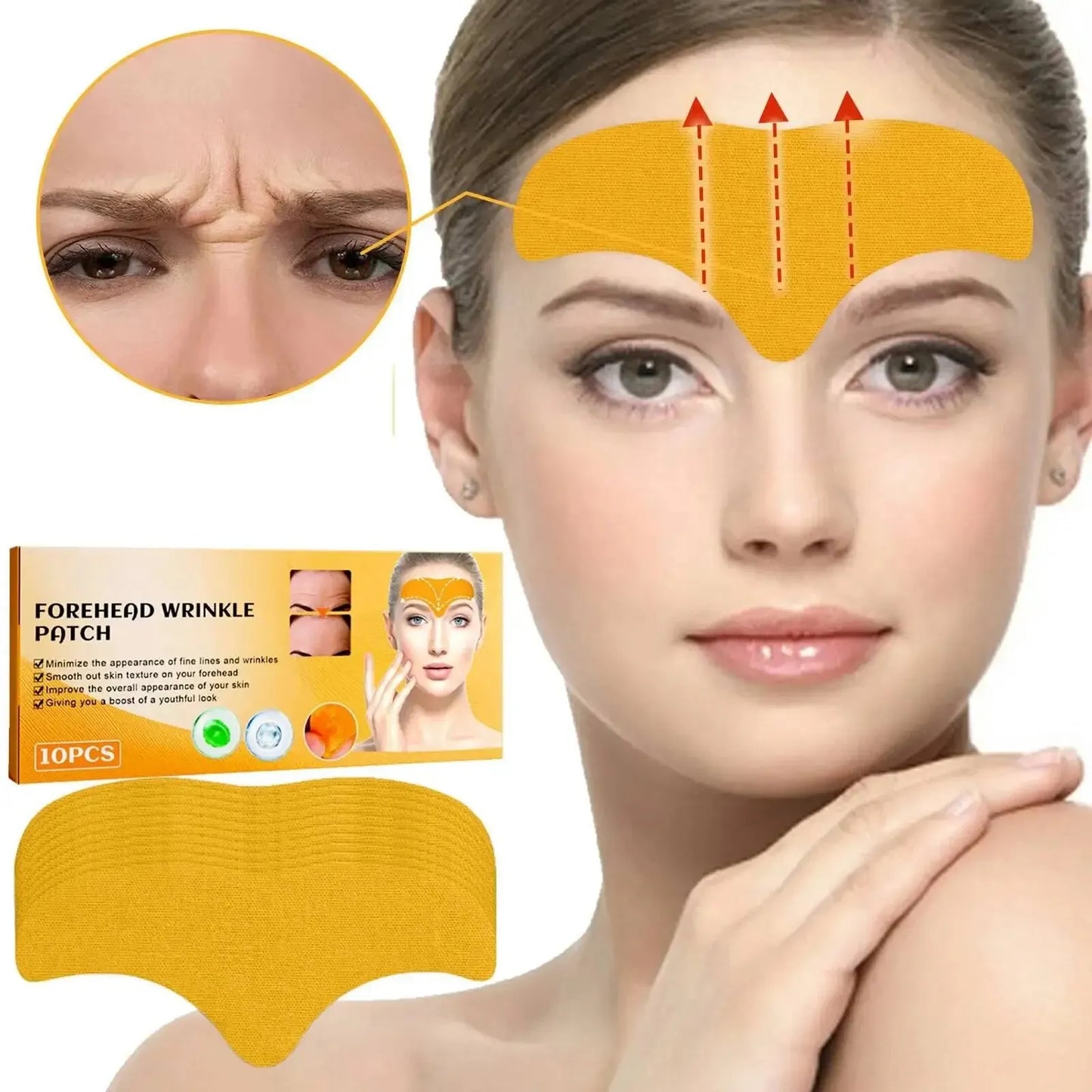 【Hot sales】10pcsWrinkle Patch Face Wrinkle Patch Lift Face Firming Skin Droop Law Mouth Wrinkle Cheek Patch