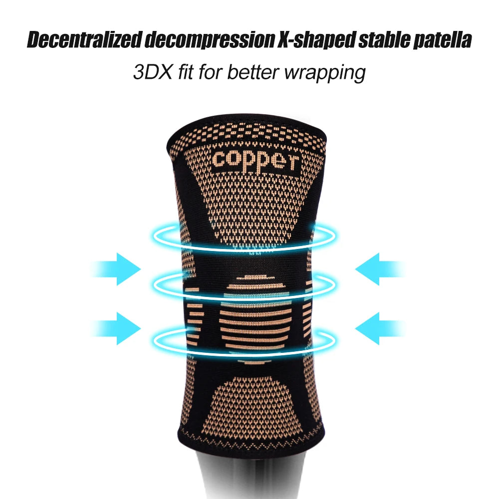 Copper Knee Brace for Arthritis Pain & Support-Copper Knee Sleeve for knee pain Compression sleeve for Sports,Knee Pain Relief