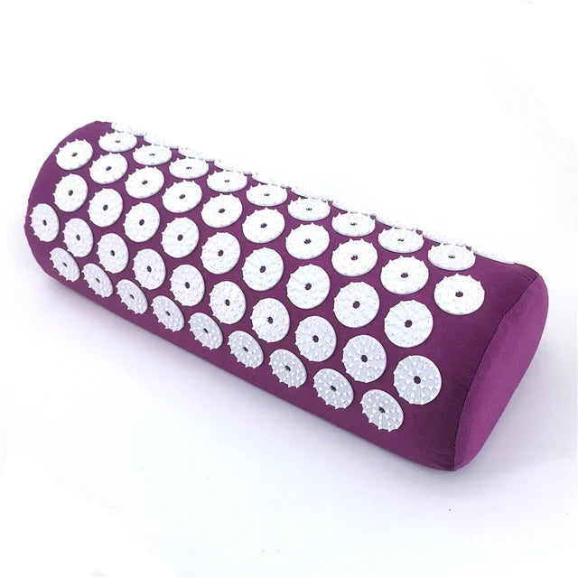 Yoga Massage Pads with Large Touchpoints for Better Neck Back and Foot Massage Household Massage Pillows in Purple Color