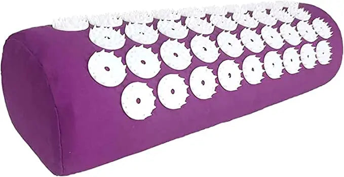 Yoga Massage Pads with Large Touchpoints for Better Neck Back and Foot Massage Household Massage Pillows in Purple Color