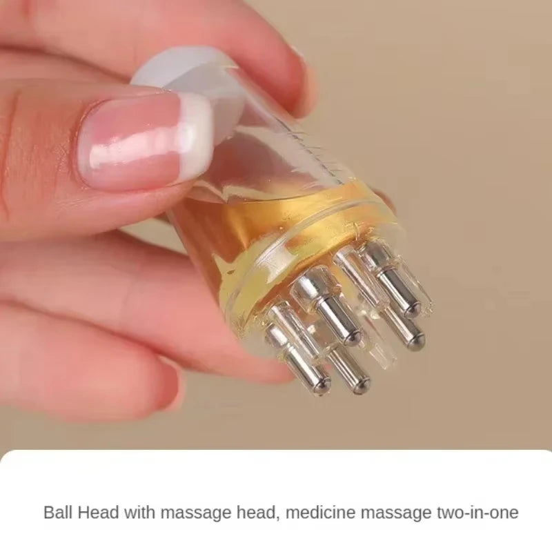 6ml Scalp Applicator - Mini Head Massager, Roll-On Brush for Hair Growth Oil, Massage Comb