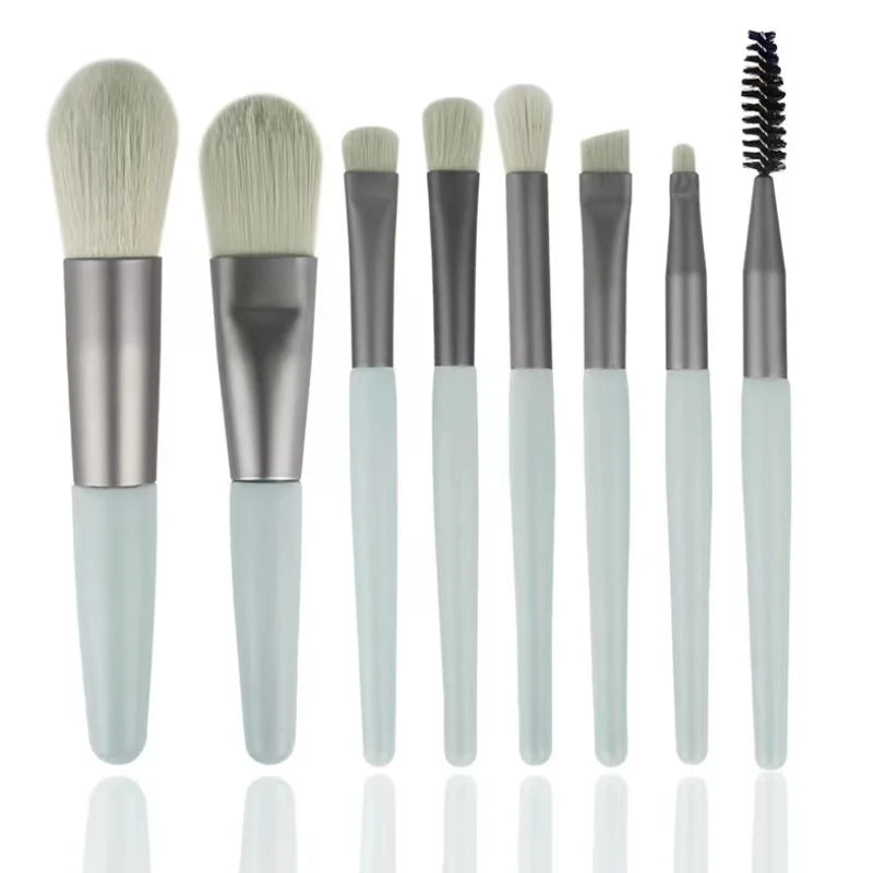 Hot selling portable 8-piece professional makeup brush set beauty tools makeup foundation blush concealer beauty tools brush eye