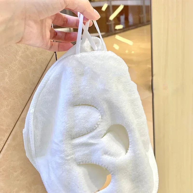 Facial hot compress towel Beauty salon mask towel Facial moisture preservation cold hot compress face towel soft thickening mask