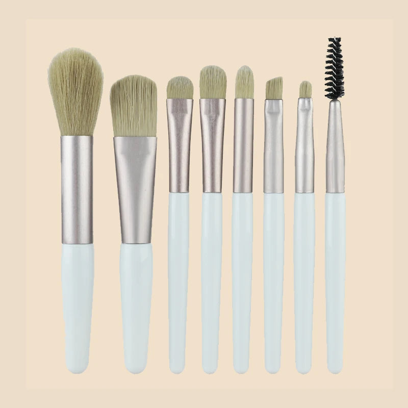 Mini Makeup Brush Set Super Soft Student Affordable Portable Brush Sets Eyeshadow Brushes Loose Powder Beauty Brushes Complete S