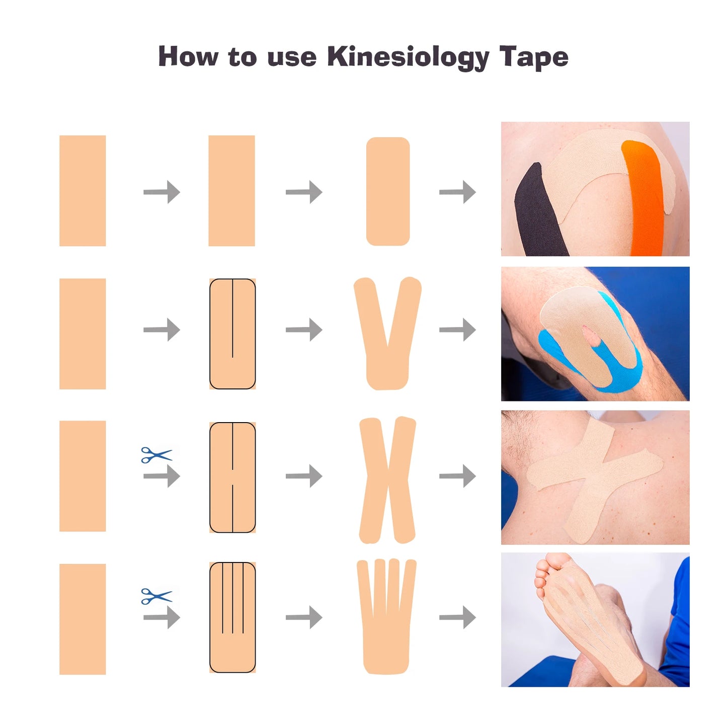 Safety Kinesiology Tape Gym Protection Adhesive Elasticity Bandage Wrist Elbow Neck Muscle Relax Injury Proof Athletic Recovery