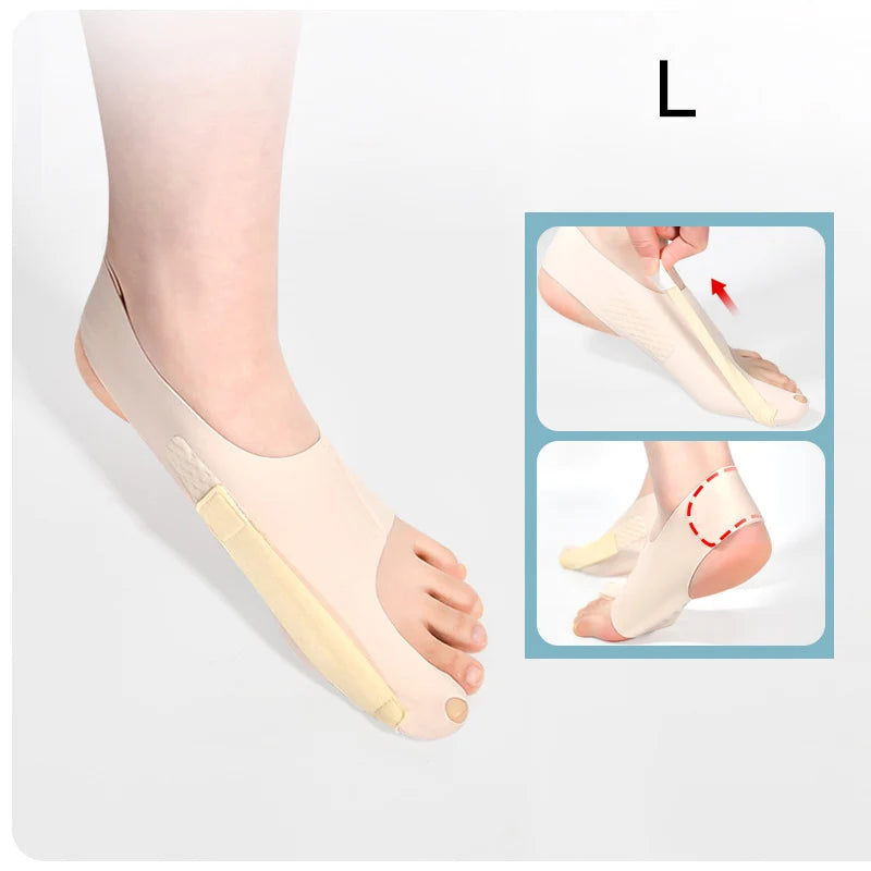 1PC Big Toe Bunion Corrector Adjustable Orthopedic Socks Toes Separator Pain Relief Hallux Valgus Feet Protector Foot Care Tools